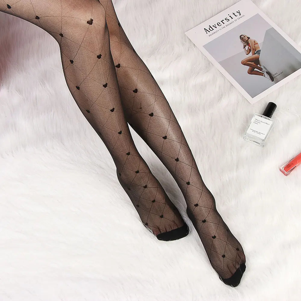 Sexy Women Tights Classic Small Polka Dot