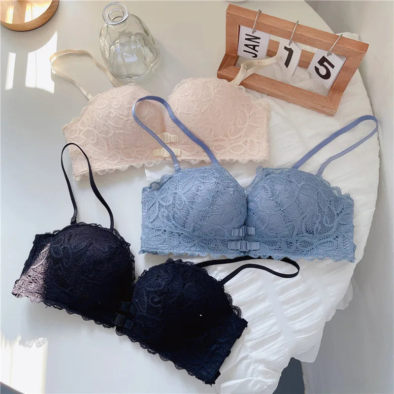 Sexy Lace Bralette Front Closure Bras